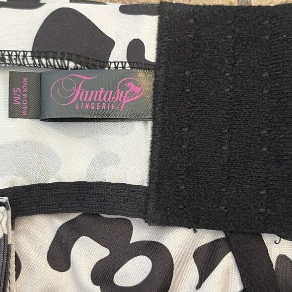 New Fantasy Lingerie Leopard Animal Bralette Bra Top S/M Sexy Mob Wife Gyaru - Picture 14 of 15